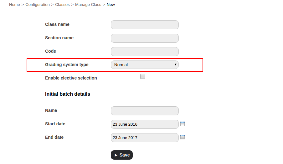 How Can I Set Up Normal Grading System For My Institution Fedena Pro